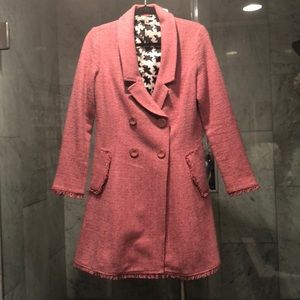 Pink Cabi Trench Coat